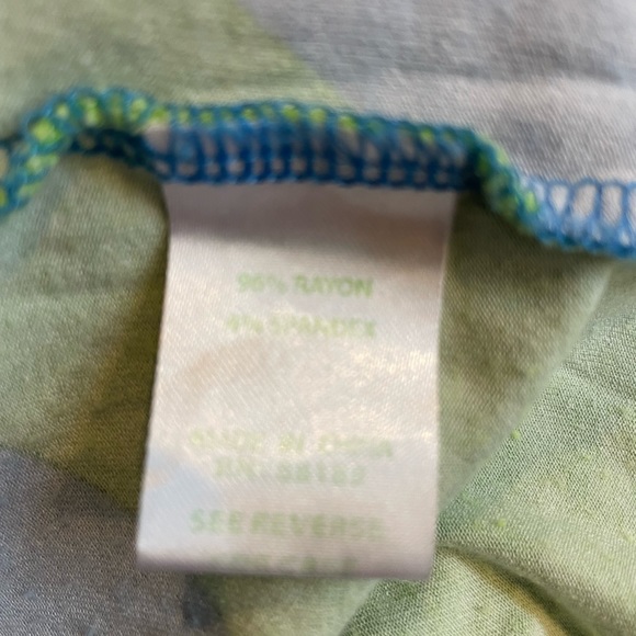 Lilly Pulitzer Green and Blue Stripe Maxi Dress size Small - Picture 10 of 12